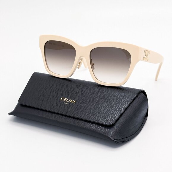 NEW CL40253F 25F IVORY WOMEN SUNGLASSES CELINE - Picture 1 of 9
